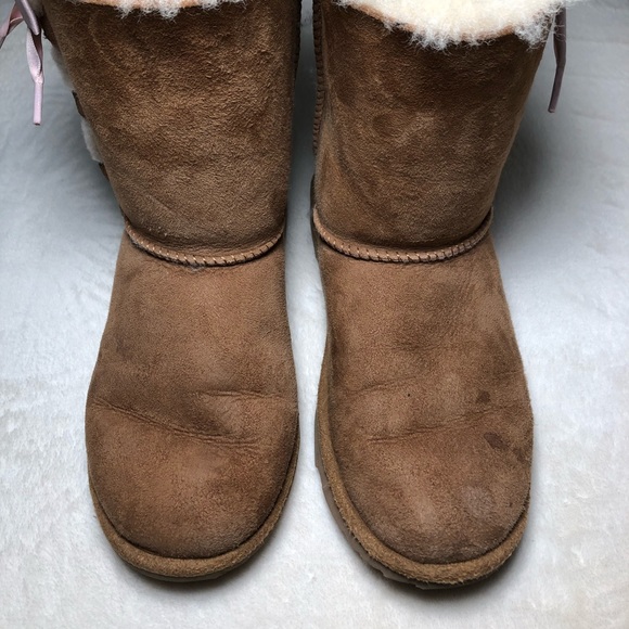 UGG Kids' Pala Boots Chestnut/Pink - Picture 8 of 8